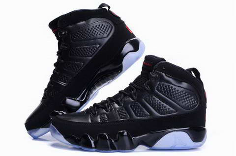 Jordan 9 Retro all black shoes - Click Image to Close