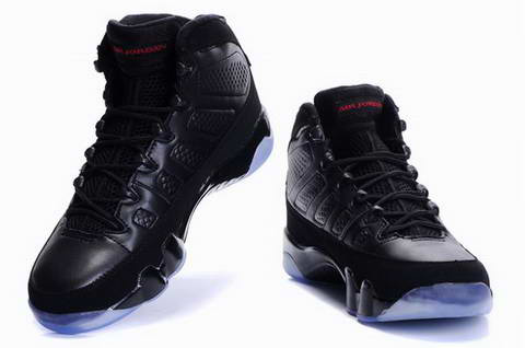 Jordan 9 Retro all black shoes