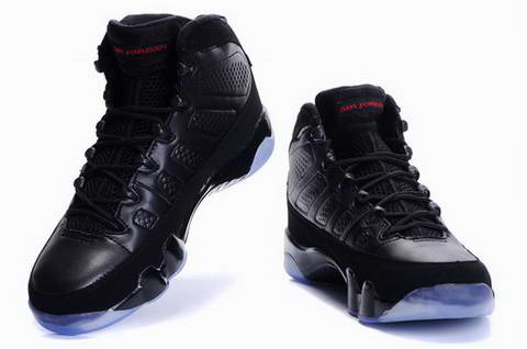 Jordan 9 Retro all black shoes - Click Image to Close